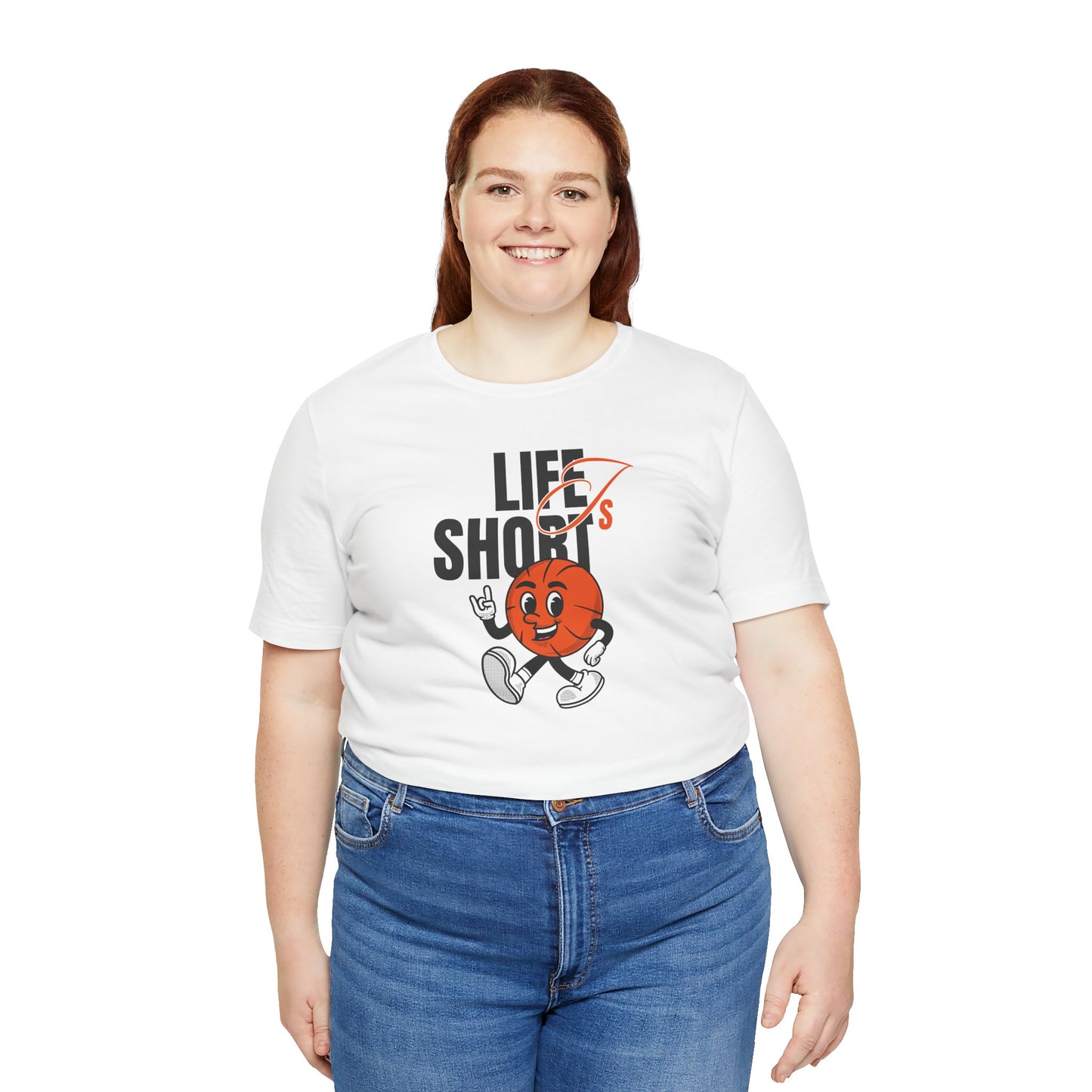Life is Short Funny Unisex Jersey Tee