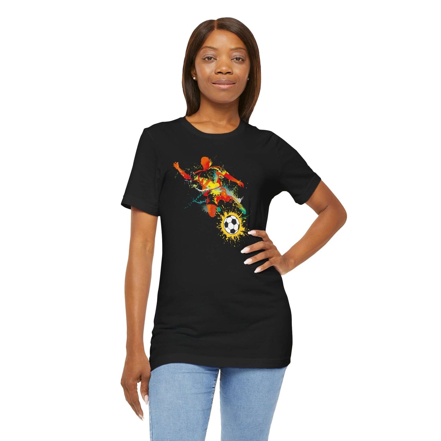 Soccer Champion Unisex Tee - Colorful Sports Graphic T-Shirt