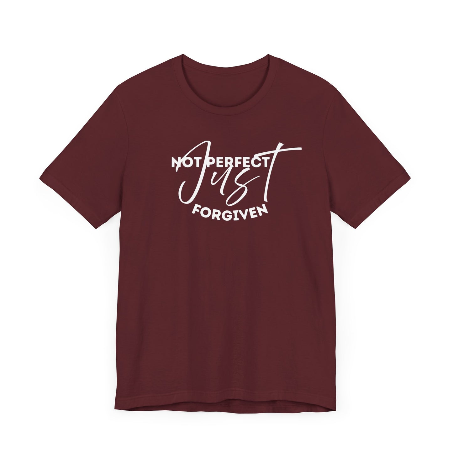 Christian Unisex Tee - 'Not Perfect Just Forgiven'
