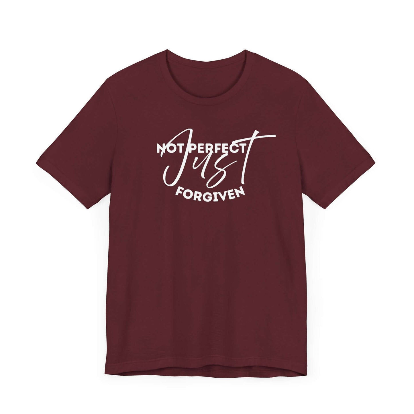 Christian Unisex Tee - 'Not Perfect Just Forgiven'