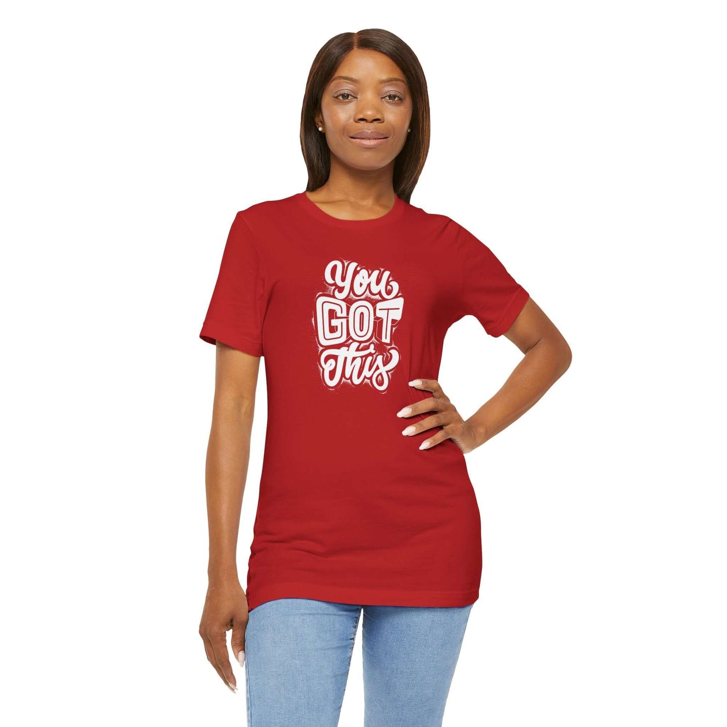Motivational Unisex Tee - 'You Got This' Red T-Shirt