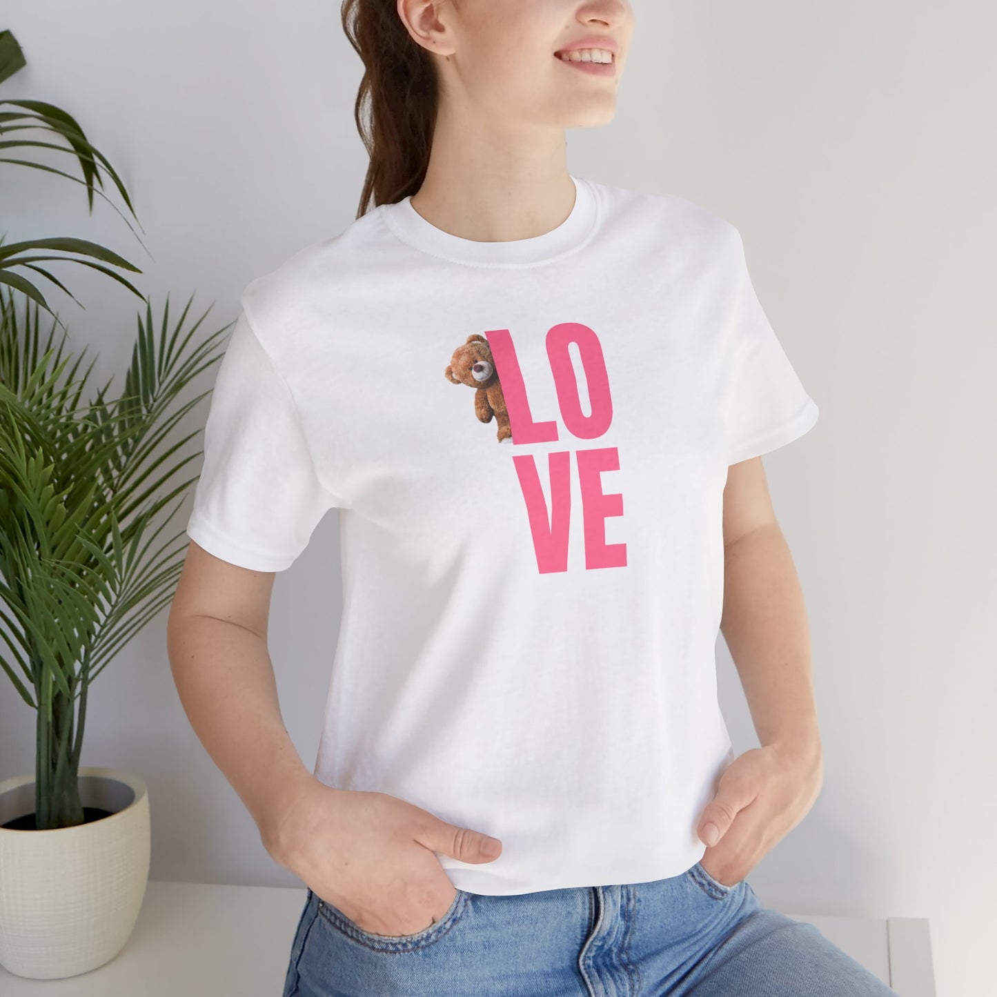 Love Graphic Jersey Tee - Perfect for Valentine's Day & Everyday Wear