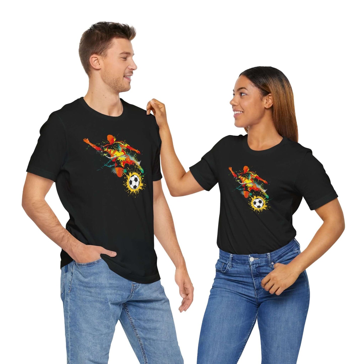 Soccer Champion Unisex Tee - Colorful Sports Graphic T-Shirt