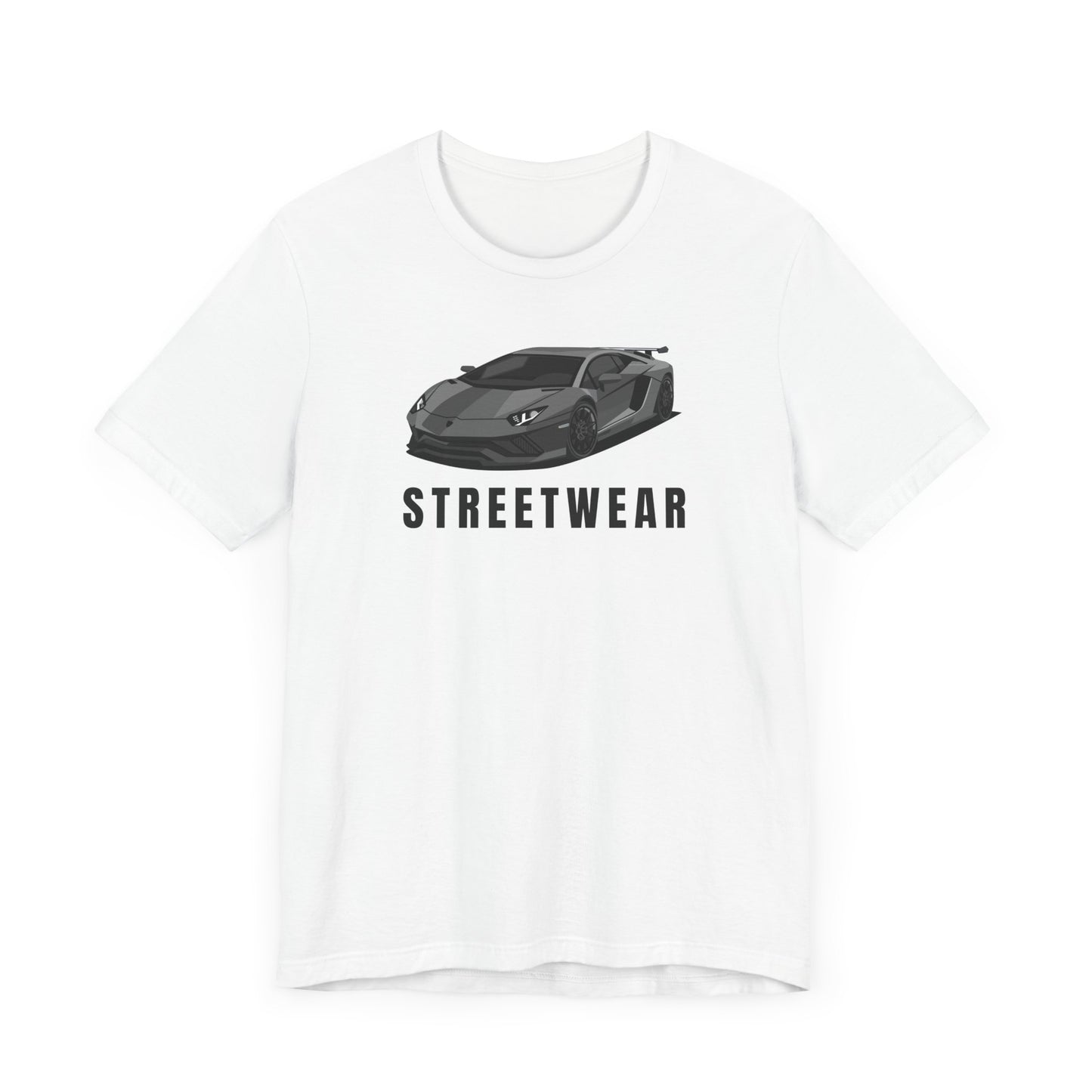 Streetwear Car Graphic Short Sleeve Tee for Automotive Enthusiasts