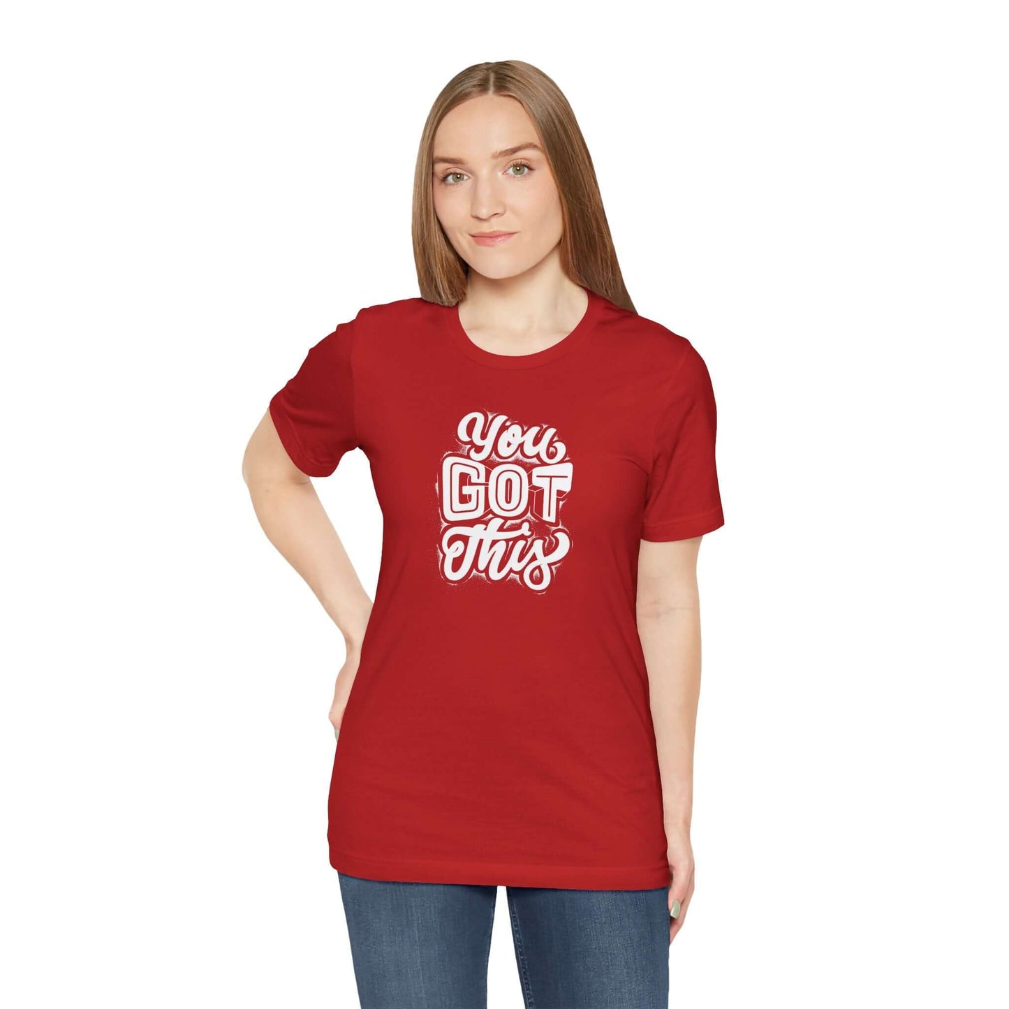 Motivational Unisex Tee - 'You Got This' Red T-Shirt
