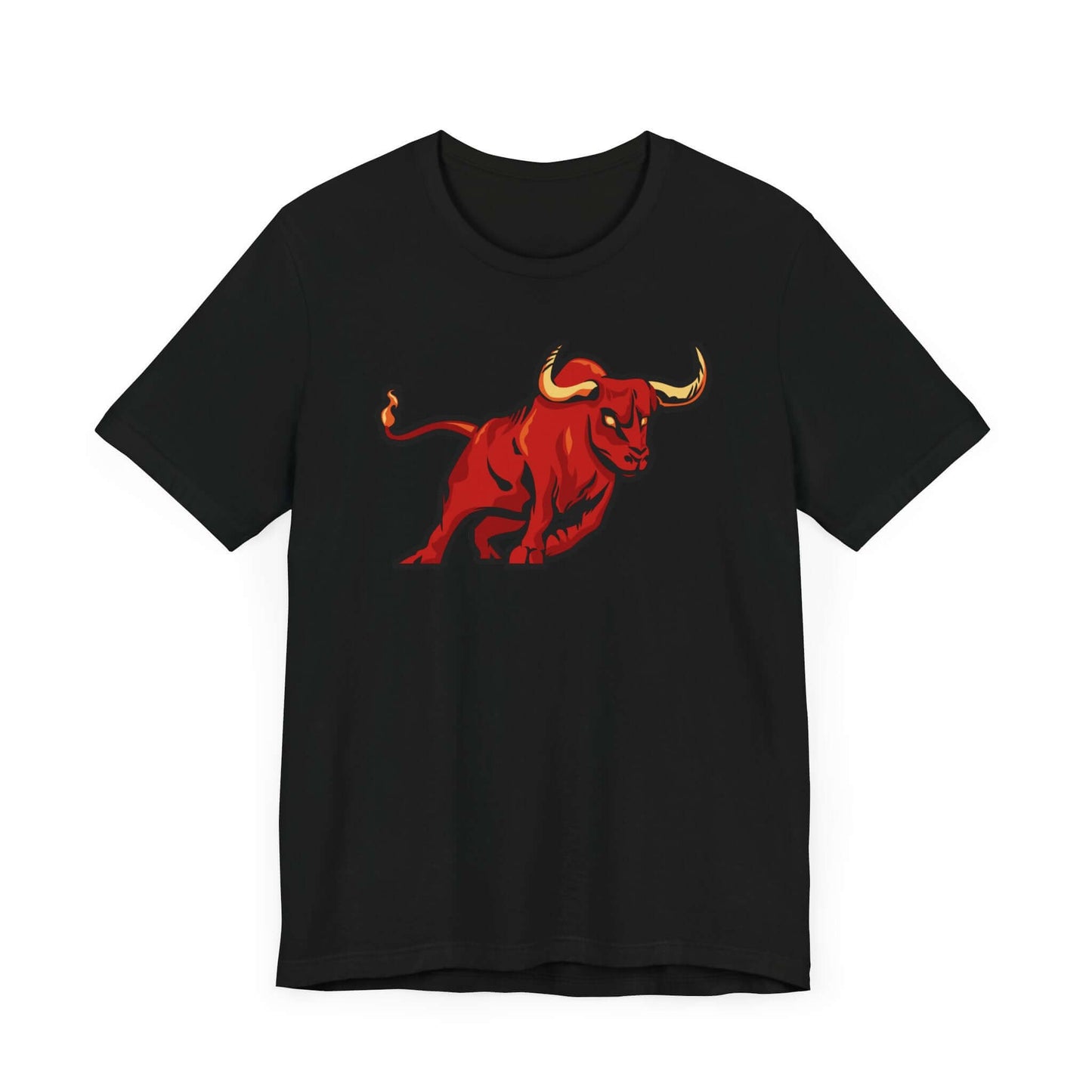 Vibrant Bull Graphic Tee - Unisex Jersey