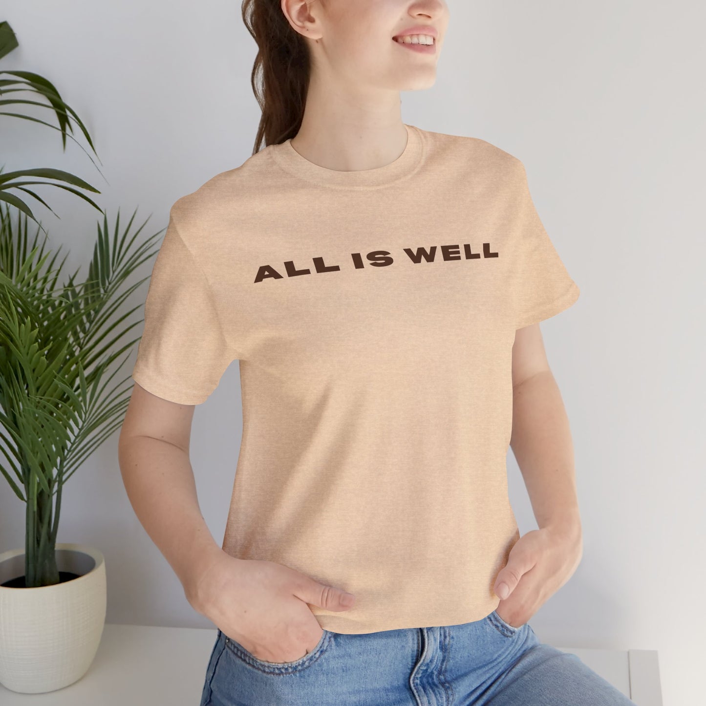 Inspirational Tee - 'All is Well' T-Shirt