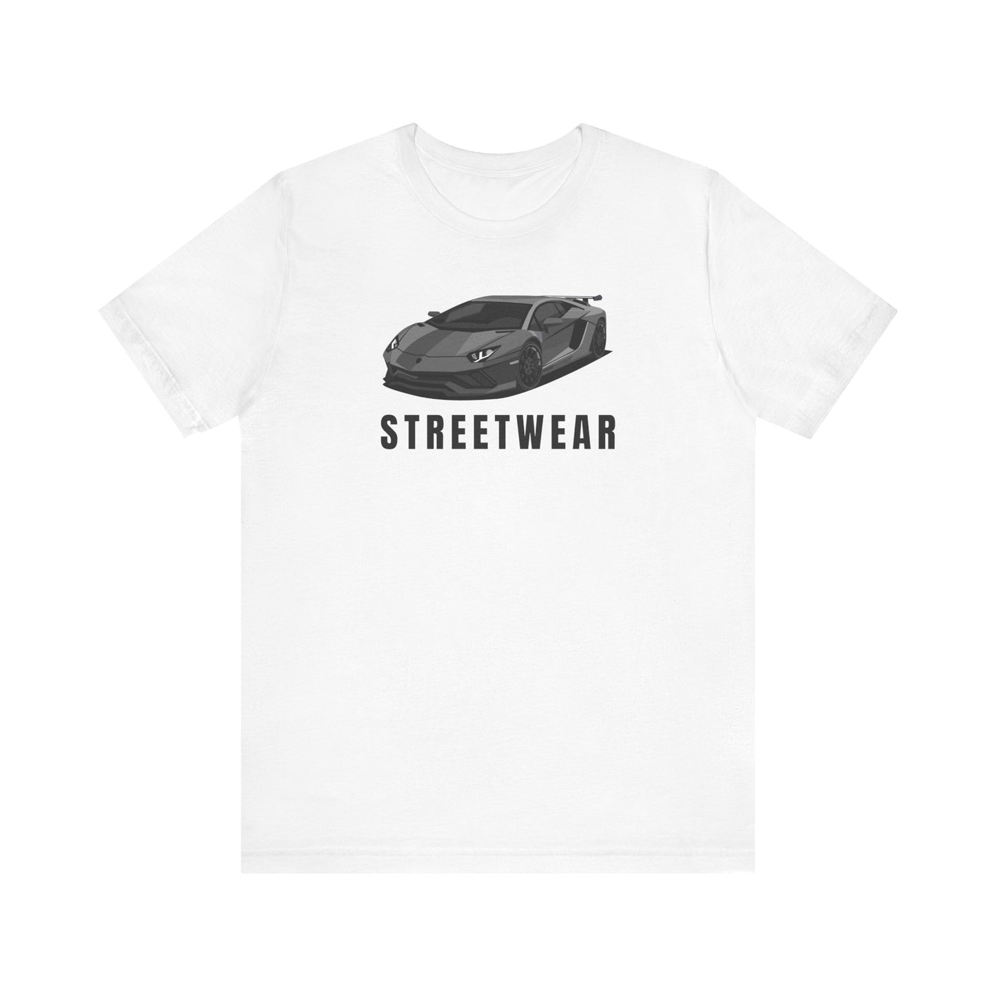 Streetwear Car Graphic Short Sleeve Tee for Automotive Enthusiasts