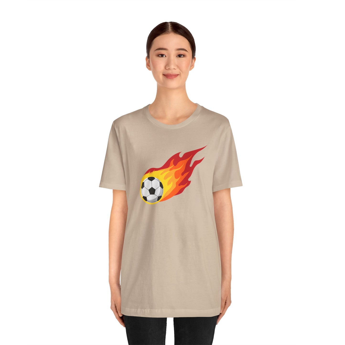 T-shirt unisexe en jersey avec livraison express - Fans de football