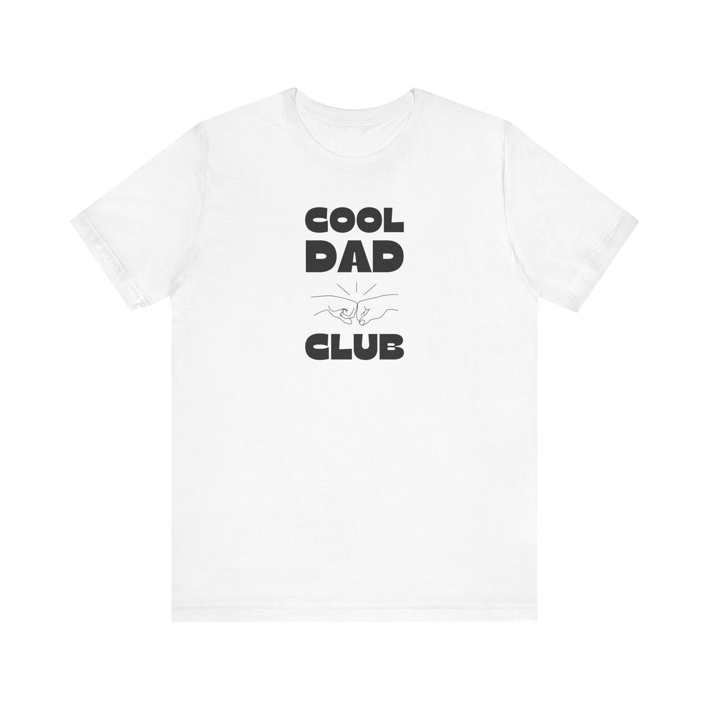Cool Dad Club Men's Tee - Jersey Short Sleeve T-Shirt, Father's Day Gift