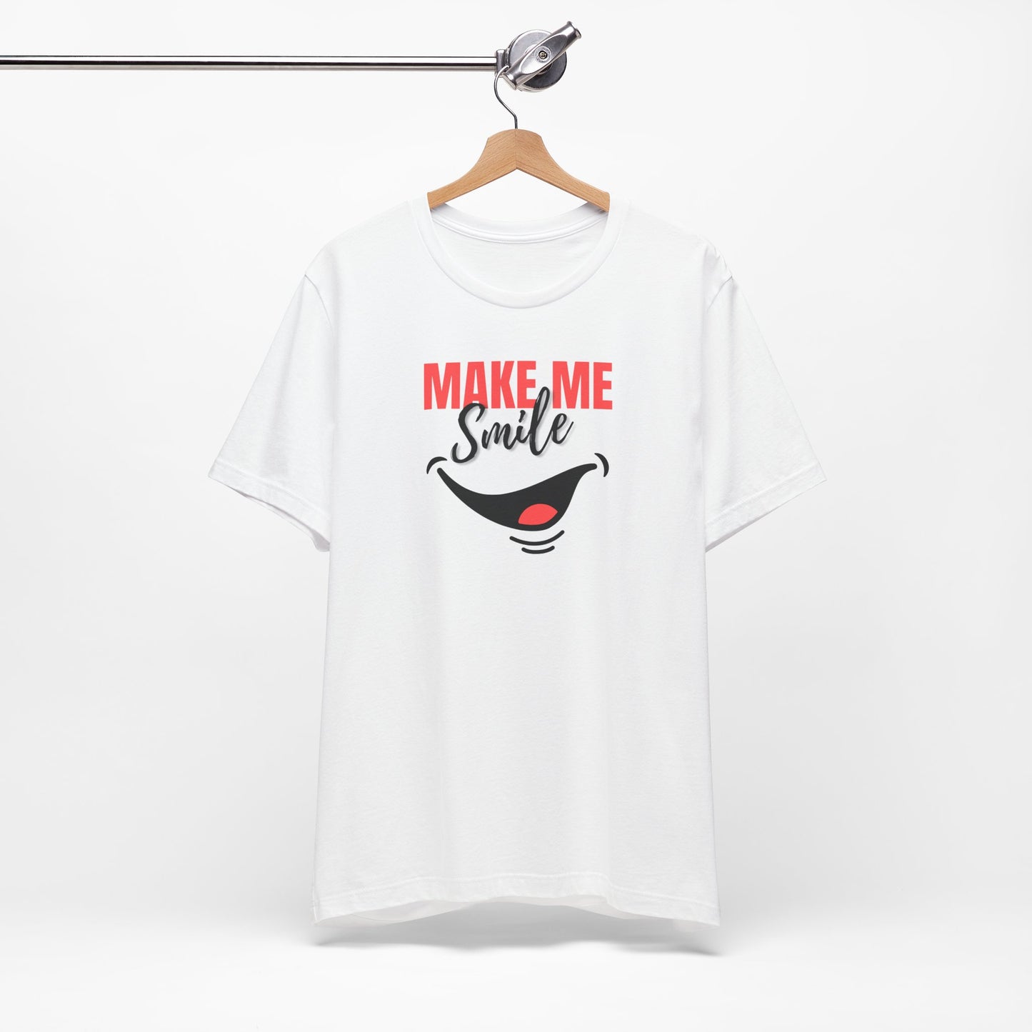 Make Me Smile Unisex Jersey Tee - Playful & Fun Graphic T-Shirt