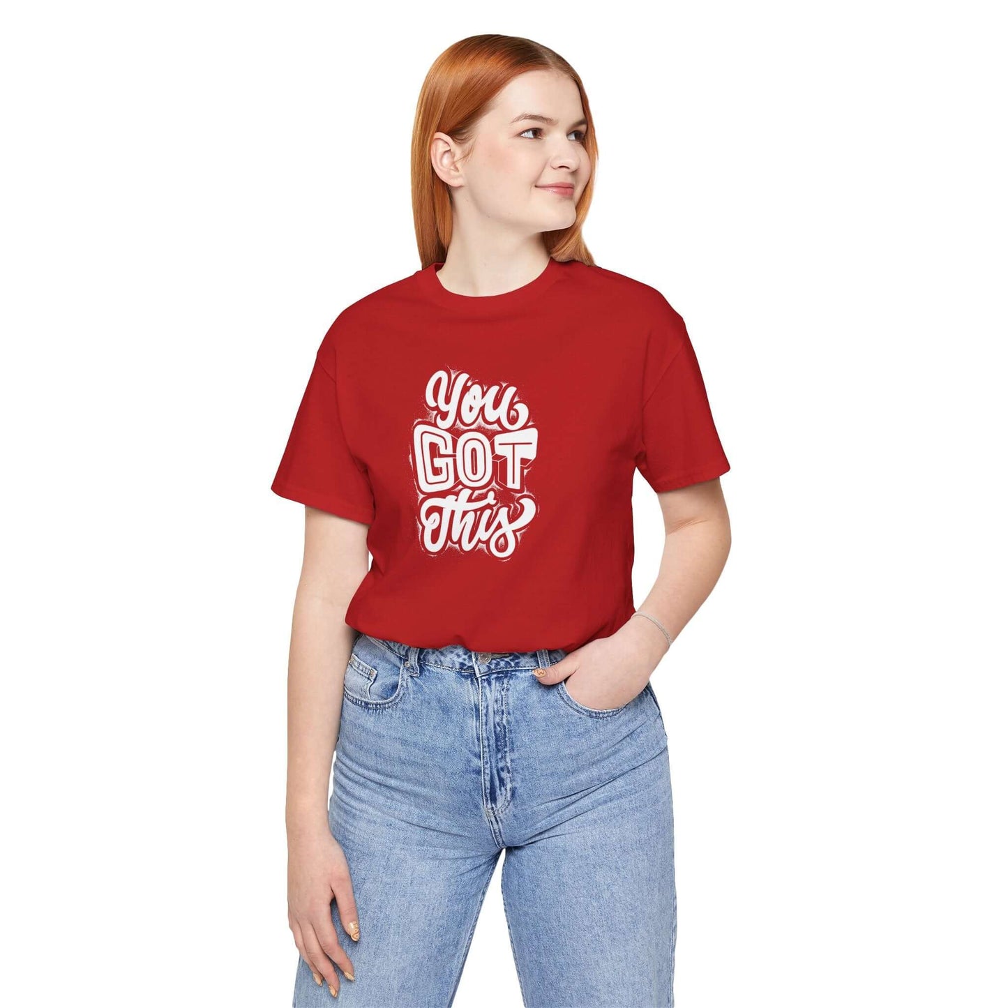 Motivational Unisex Tee - 'You Got This' Red T-Shirt