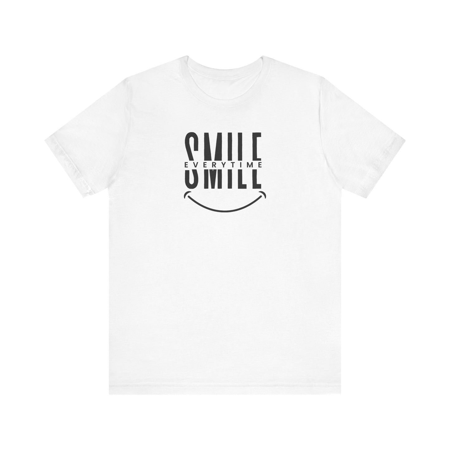 Smile Everytime Unisex Jersey Tee - Casual Inspiration Wear