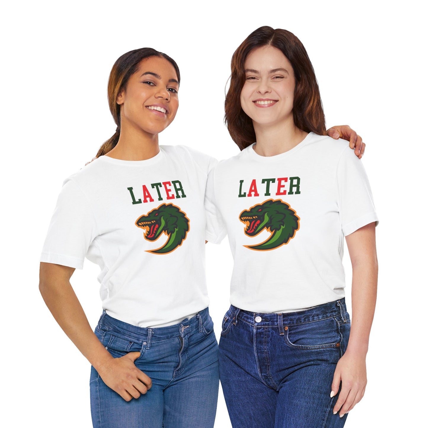 Cool Alligator Graphic Tee - "LATER" Design