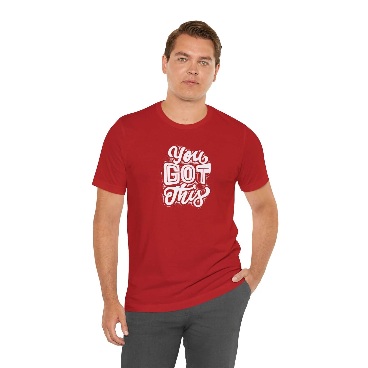 Motivational Unisex Tee - 'You Got This' Red T-Shirt
