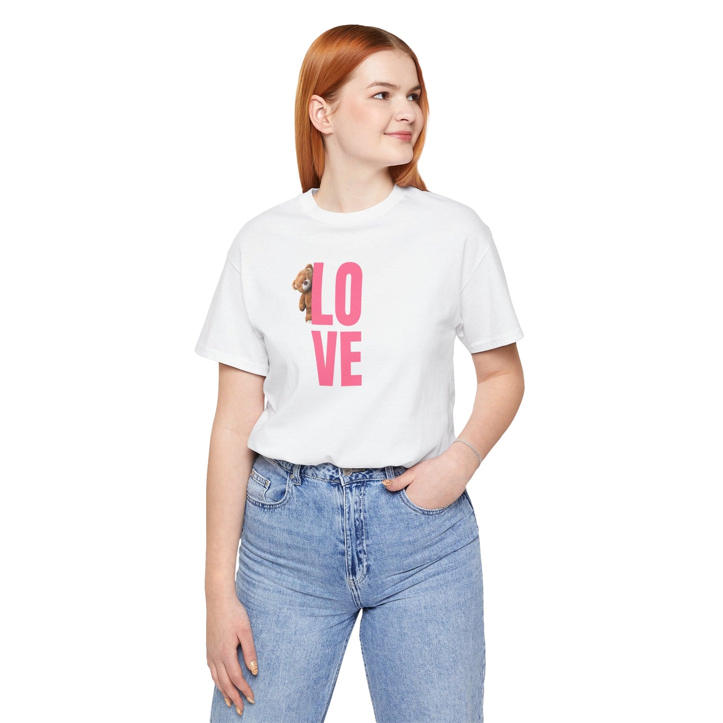 Love Graphic Jersey Tee - Perfect for Valentine's Day & Everyday Wear