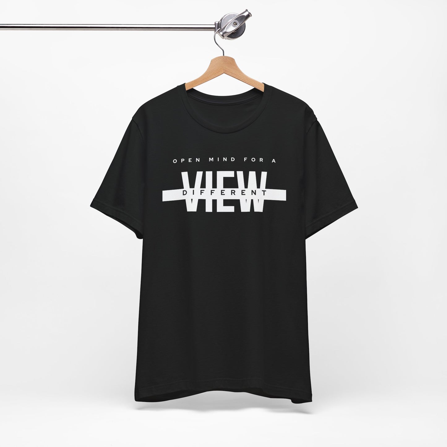 Open Mind for a Different View Unisex Short Sleeve Tee - Trendy Graphic T-Shirt for Casual Wear