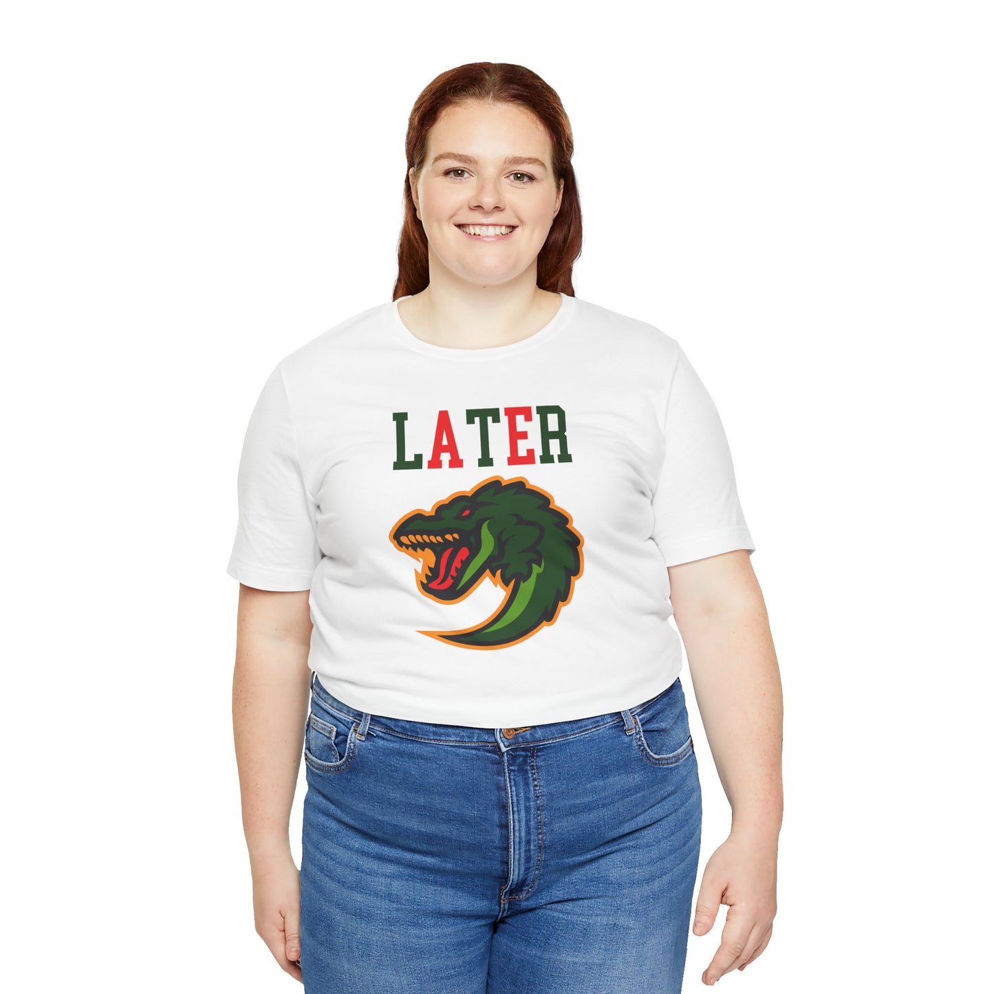 Cool Alligator Graphic Tee - "LATER" Design