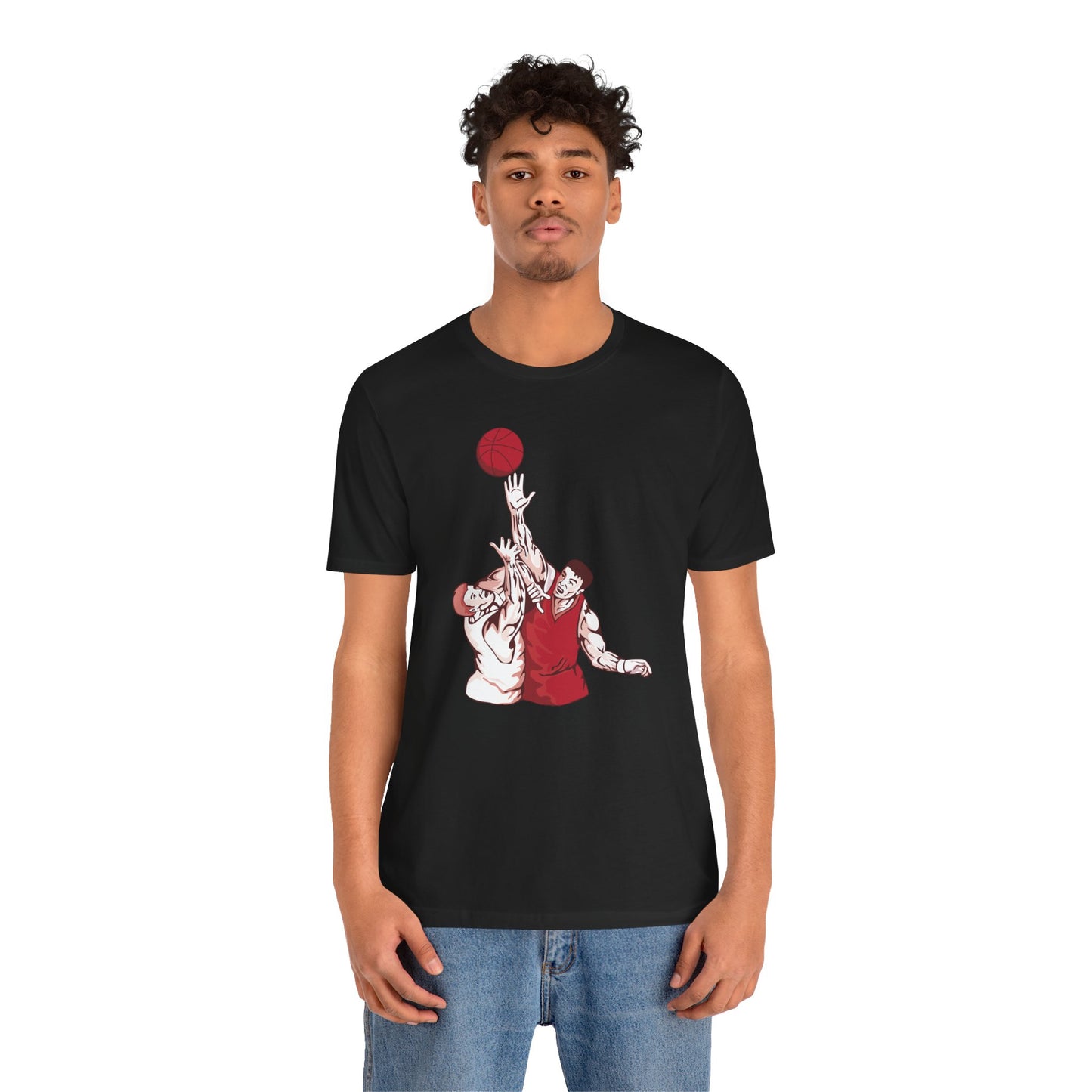T-shirt de basket-ball - Maillot unisexe à manches courtes