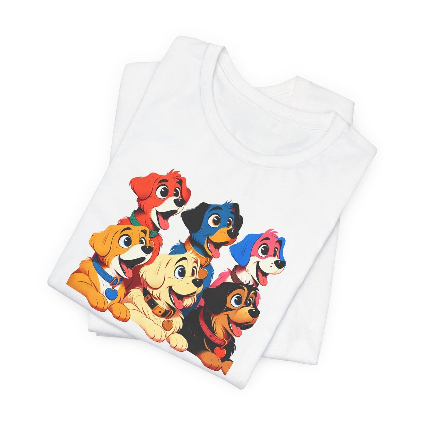 Cute Dog Squad Unisex Jersey Tee - Perfect for Pet Lovers