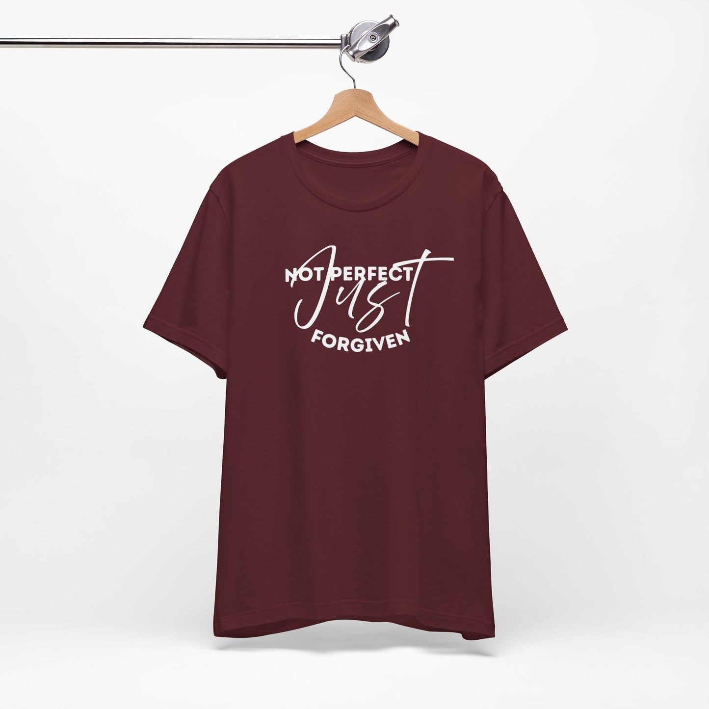 Christian Unisex Tee - 'Not Perfect Just Forgiven'
