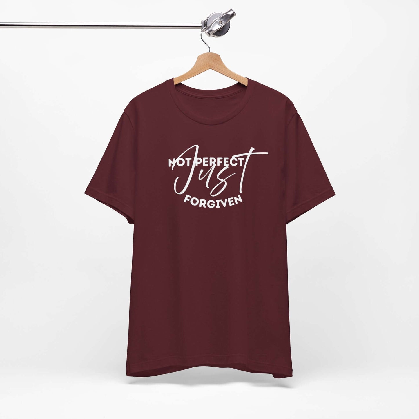 Christian Unisex Tee - 'Not Perfect Just Forgiven'