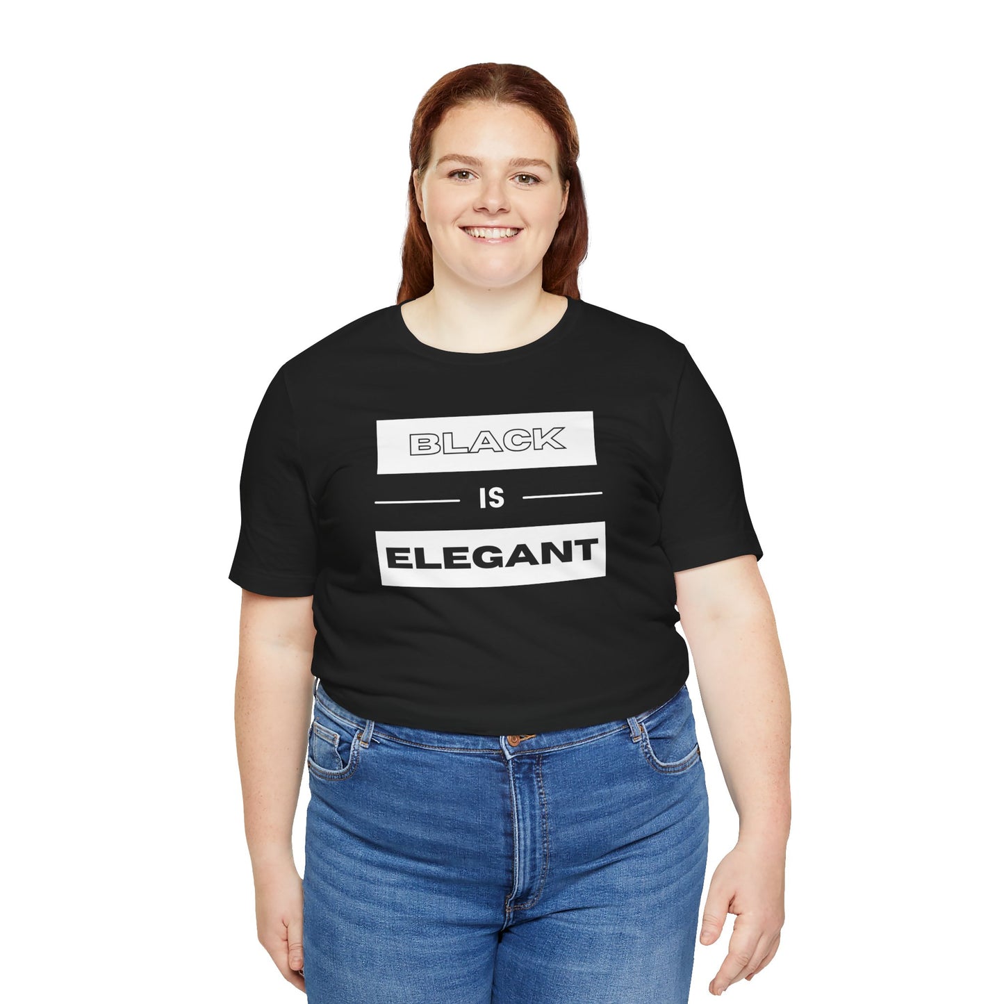 Black Is Elegant Unisex Jersey Tee | Stylish Casual T-Shirt for Every Occasion