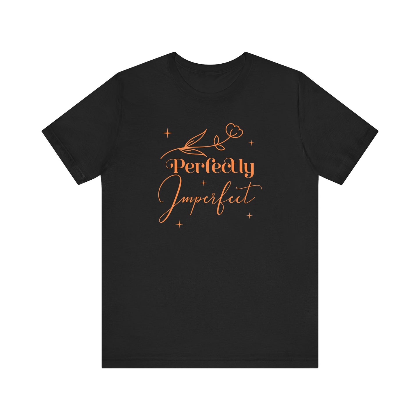 T-shirt à manches courtes unisexe en jersey parfaitement imparfait