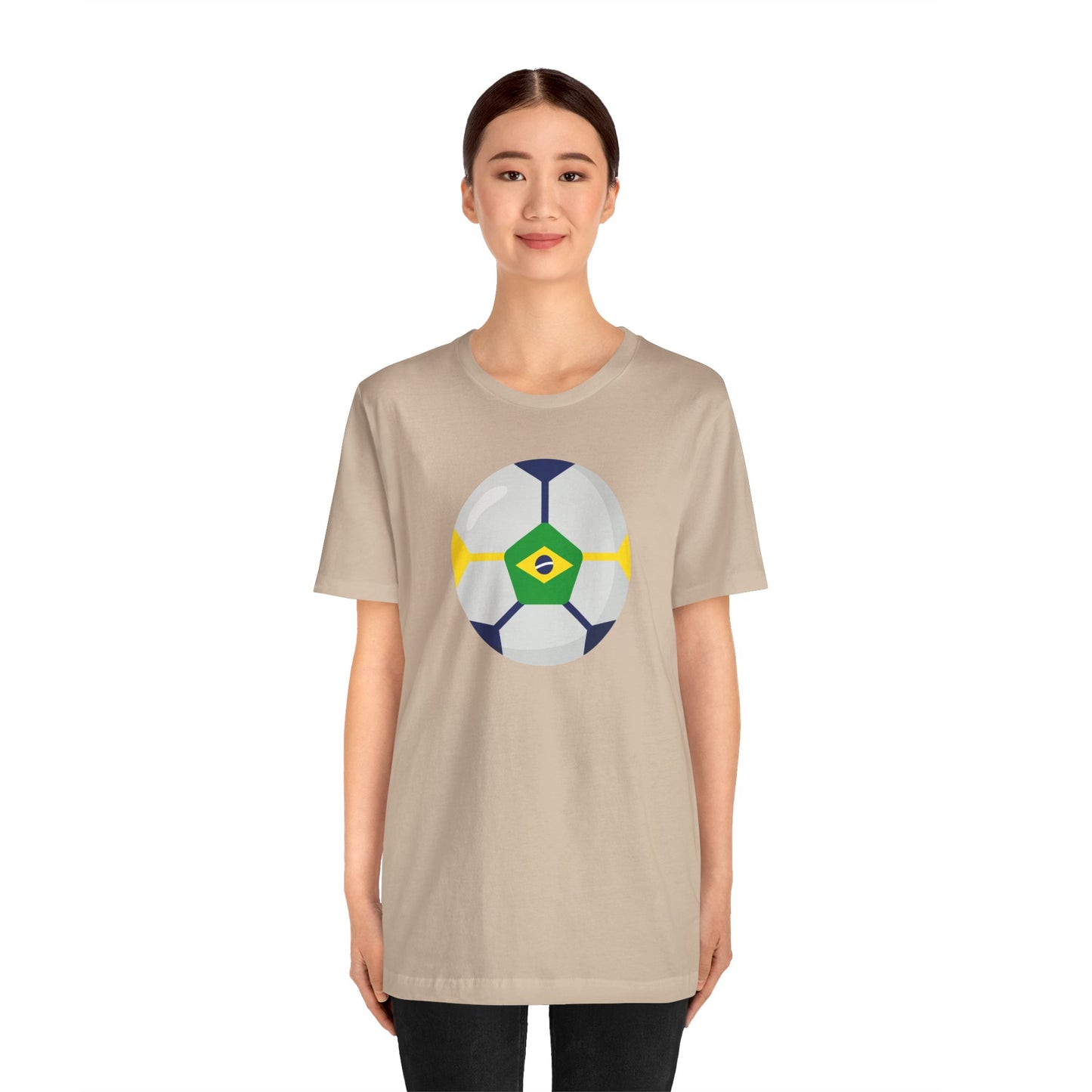 T-shirt unisexe de football brésilien - Livraison express disponible