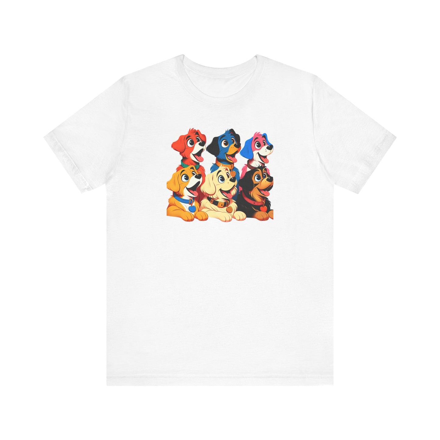 Cute Dog Squad Unisex Jersey Tee - Perfect for Pet Lovers