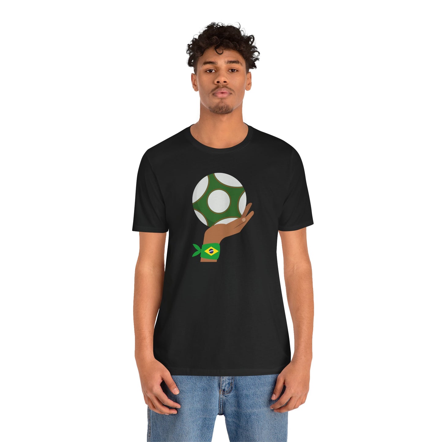 T-shirt unisexe de football brésilien - Livraison express disponible