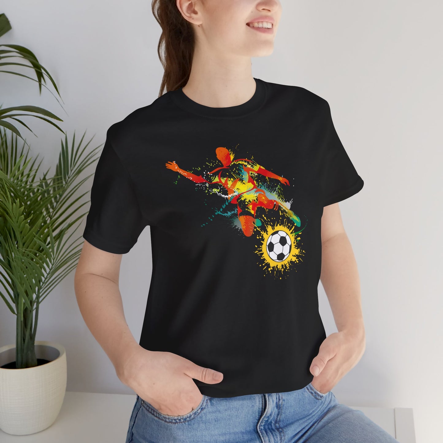 Soccer Champion Unisex Tee - Colorful Sports Graphic T-Shirt