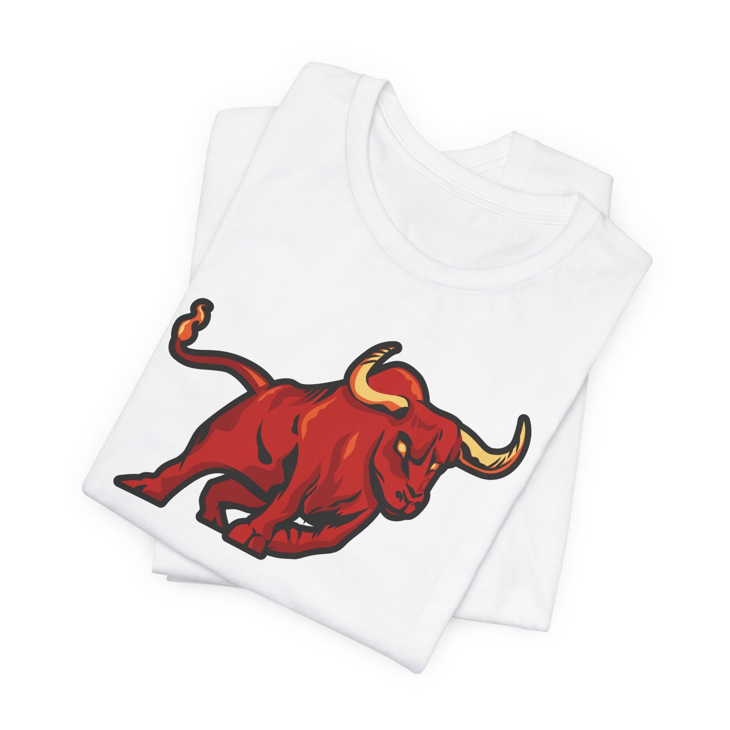 Vibrant Bull Graphic Tee - Unisex Jersey