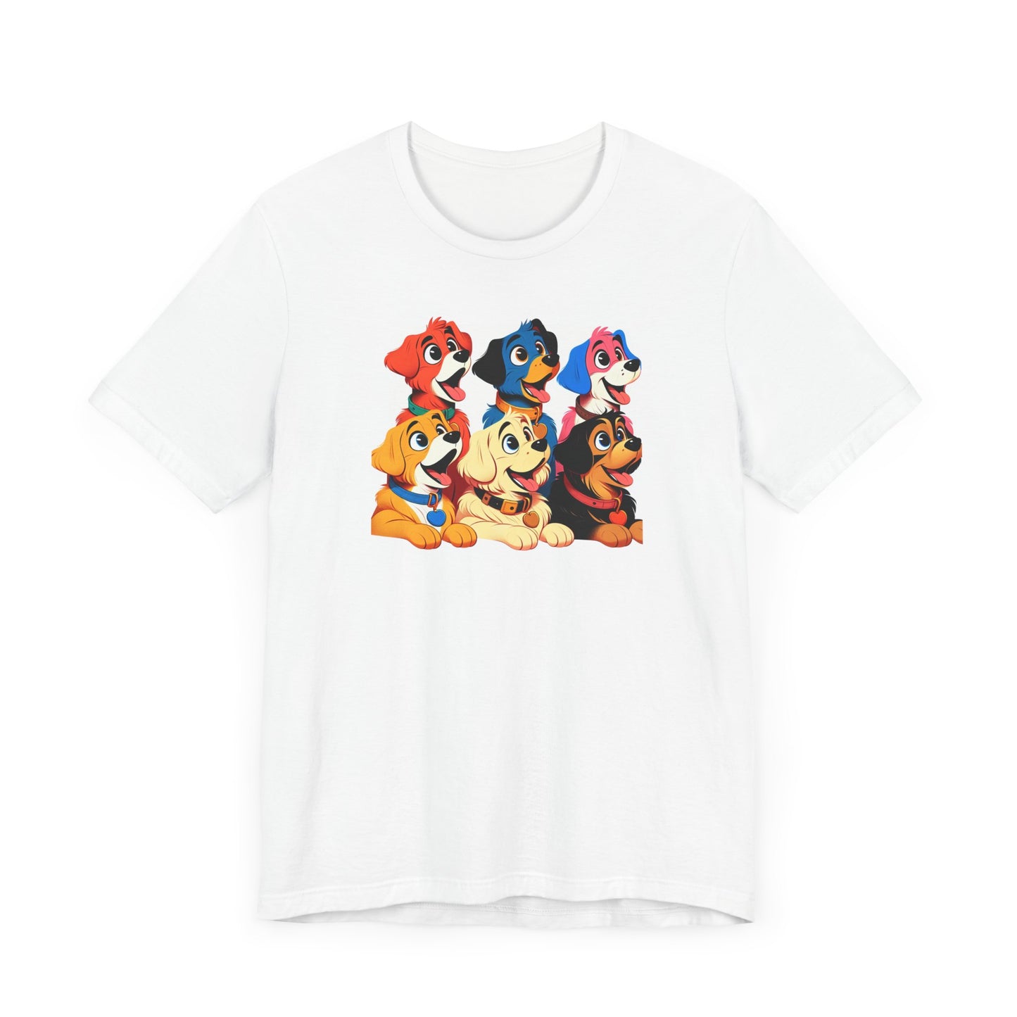 Cute Dog Squad Unisex Jersey Tee - Perfect for Pet Lovers