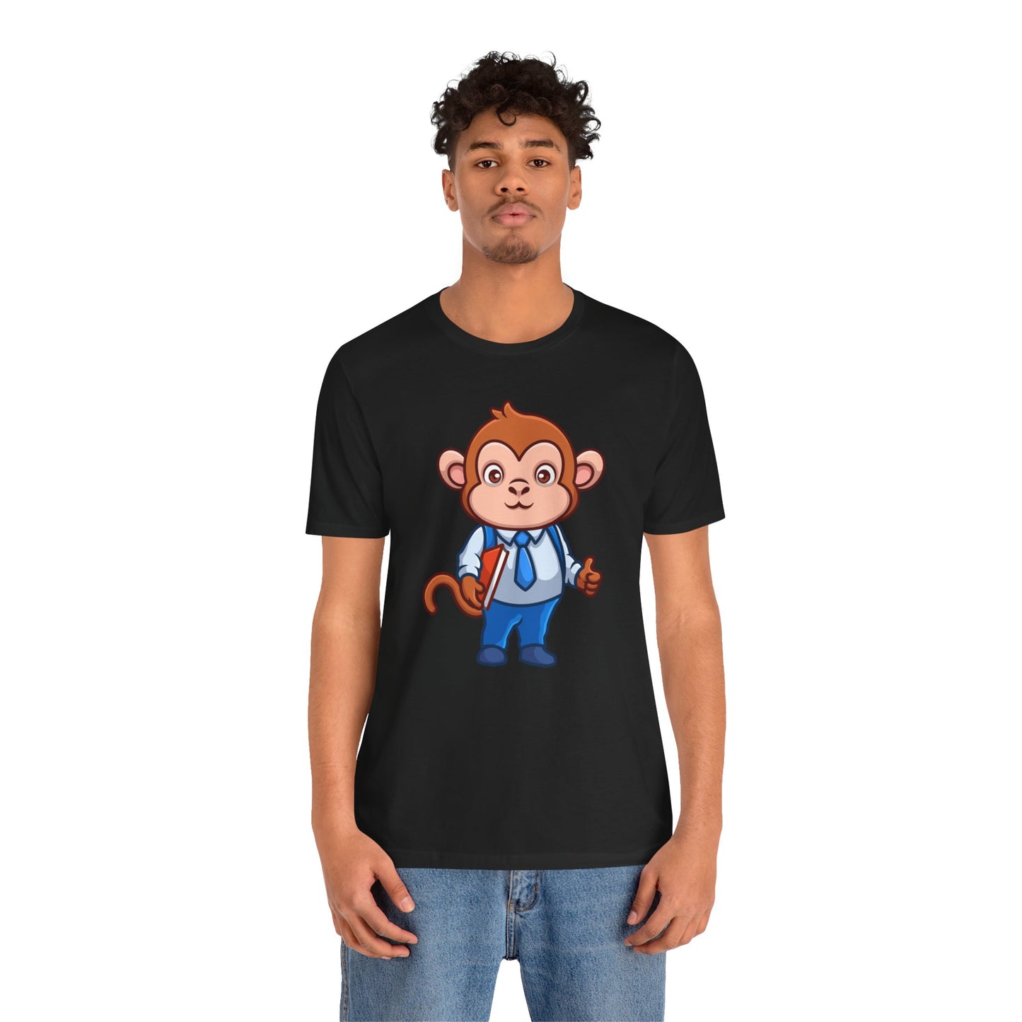 Teaching Monkey Unisex Tee with Express Delivery Option
