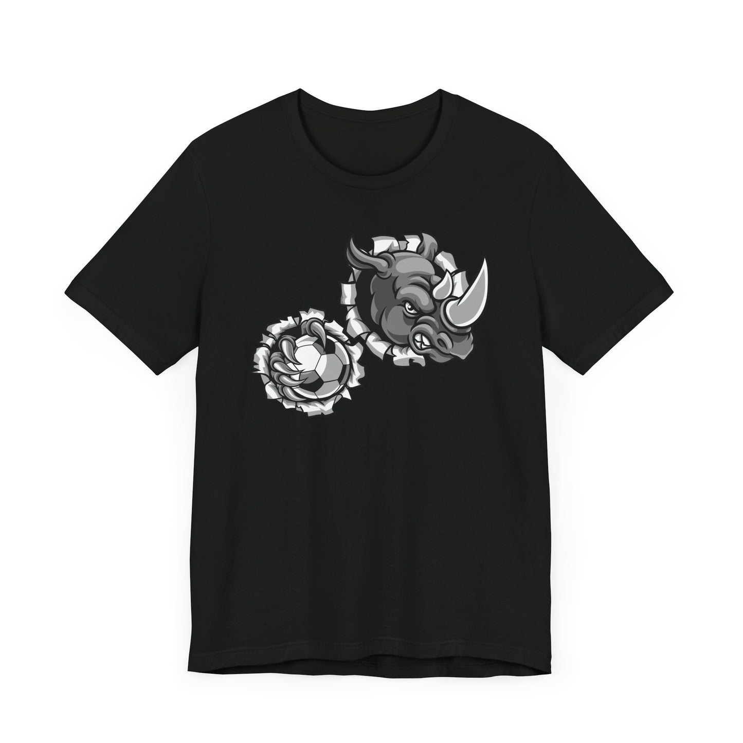 T-shirt en jersey unisexe avec livraison express - Motif licorne de football
