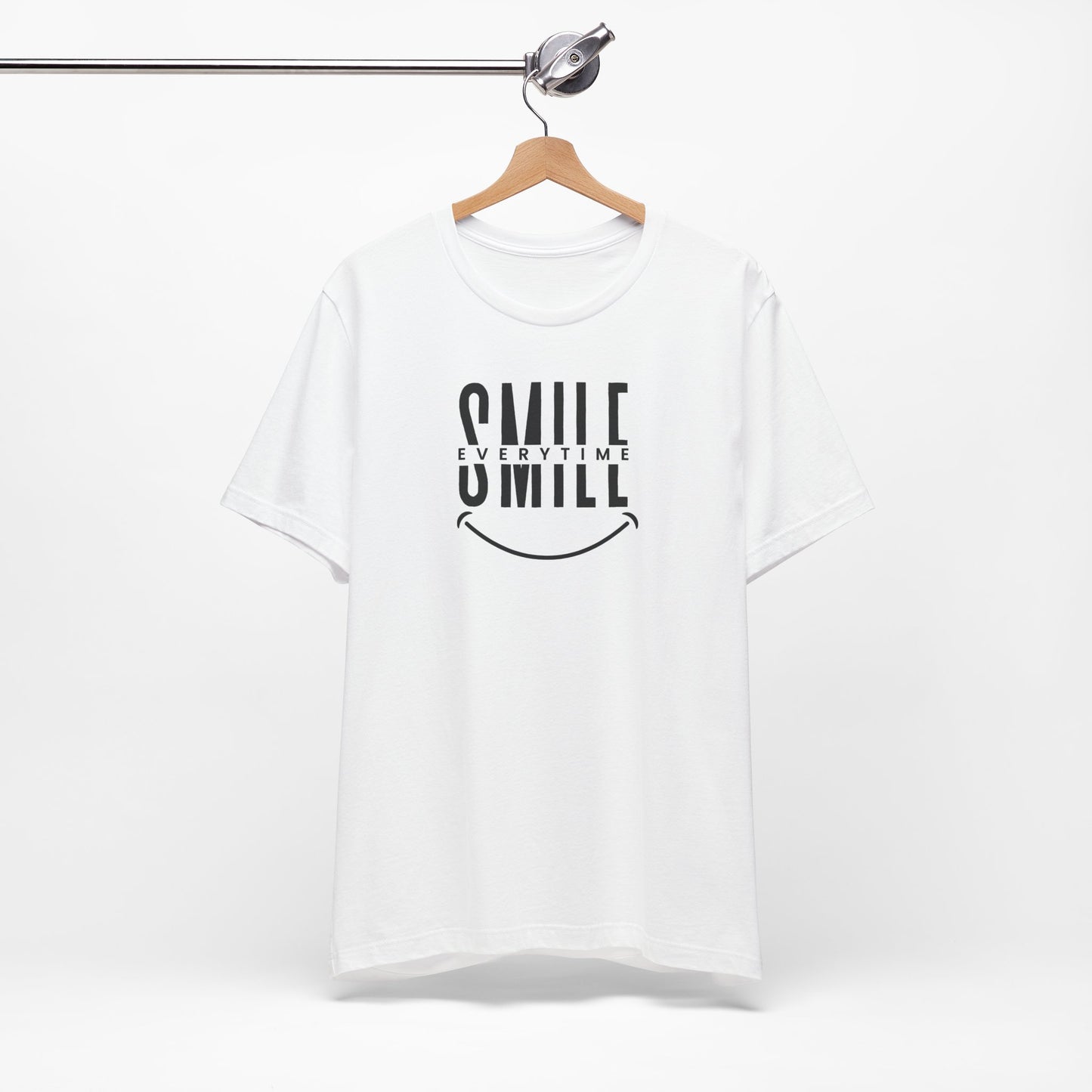 Smile Everytime Unisex Jersey Tee - Casual Inspiration Wear