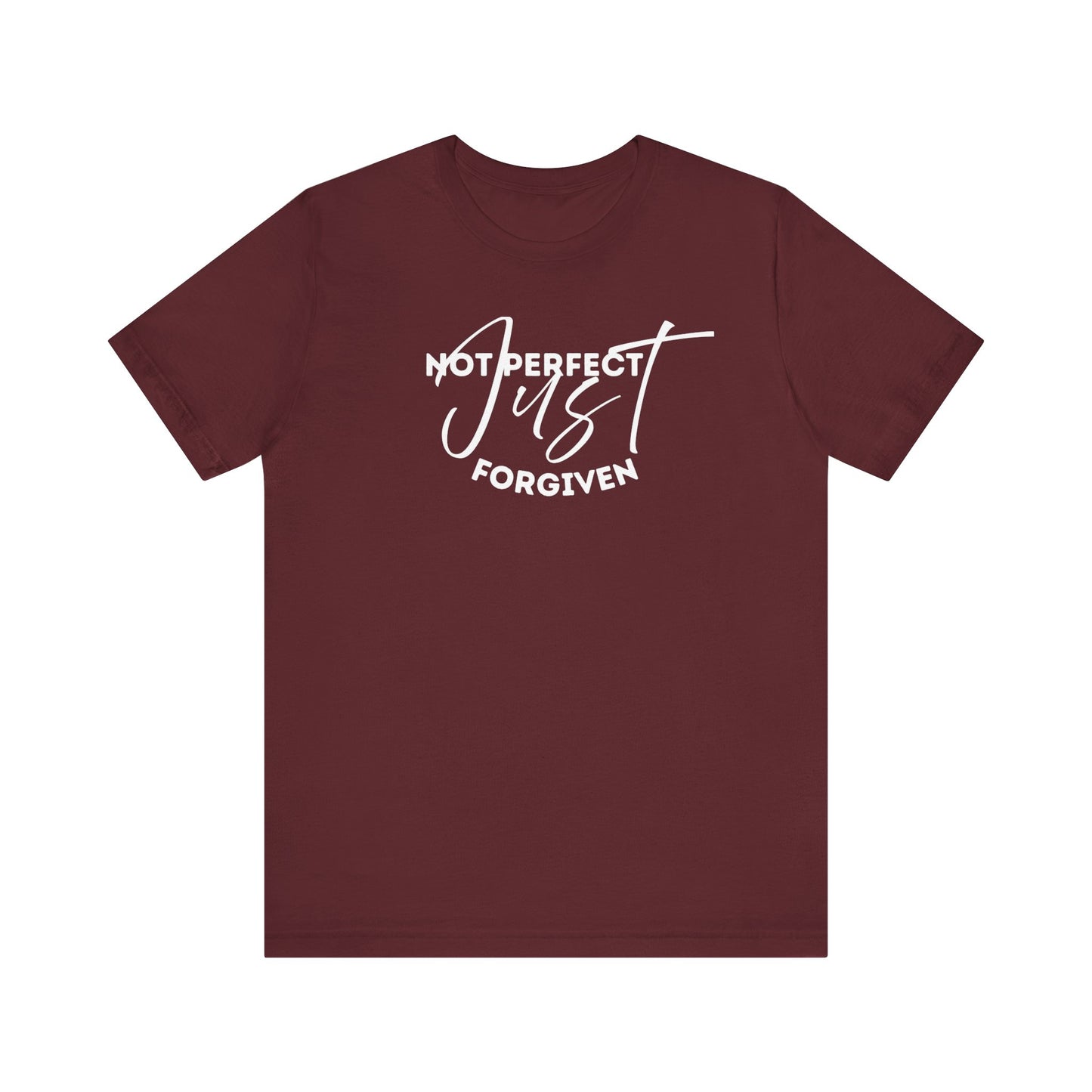 Christian Unisex Tee - 'Not Perfect Just Forgiven'