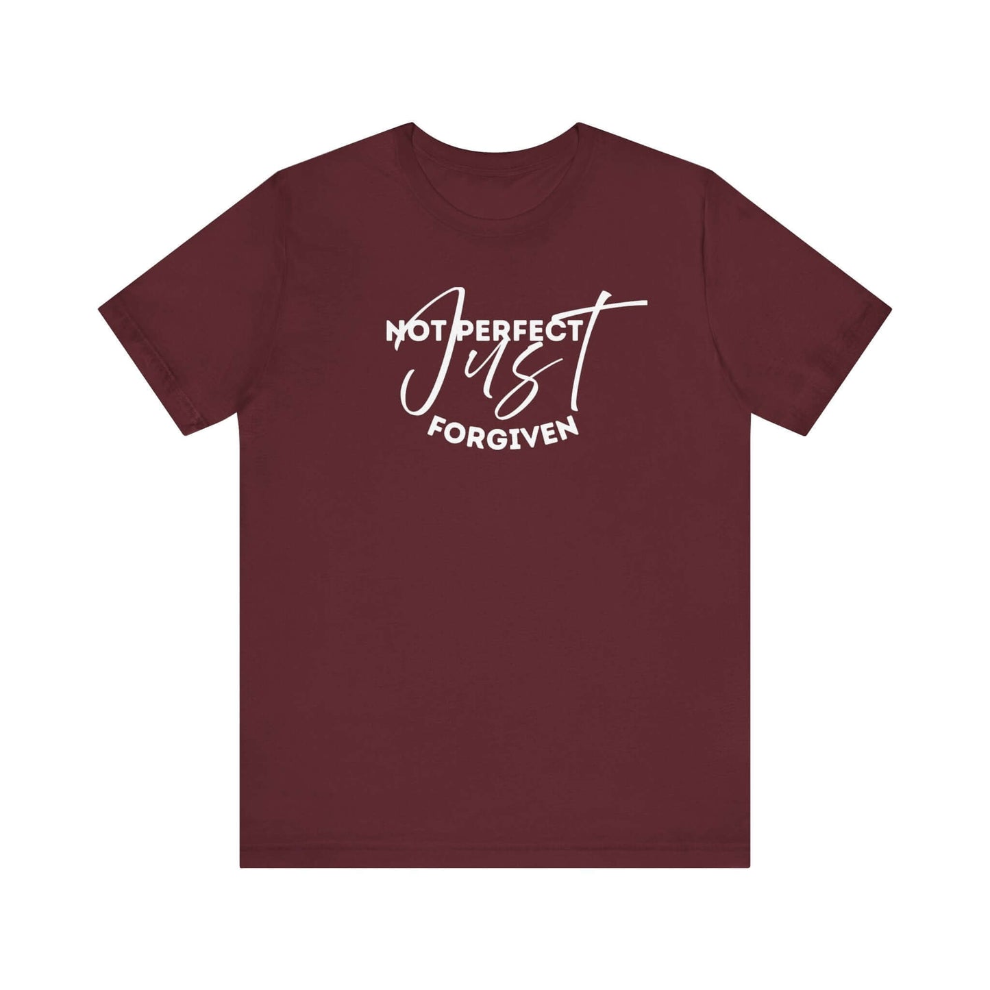 Christian Unisex Tee - 'Not Perfect Just Forgiven'