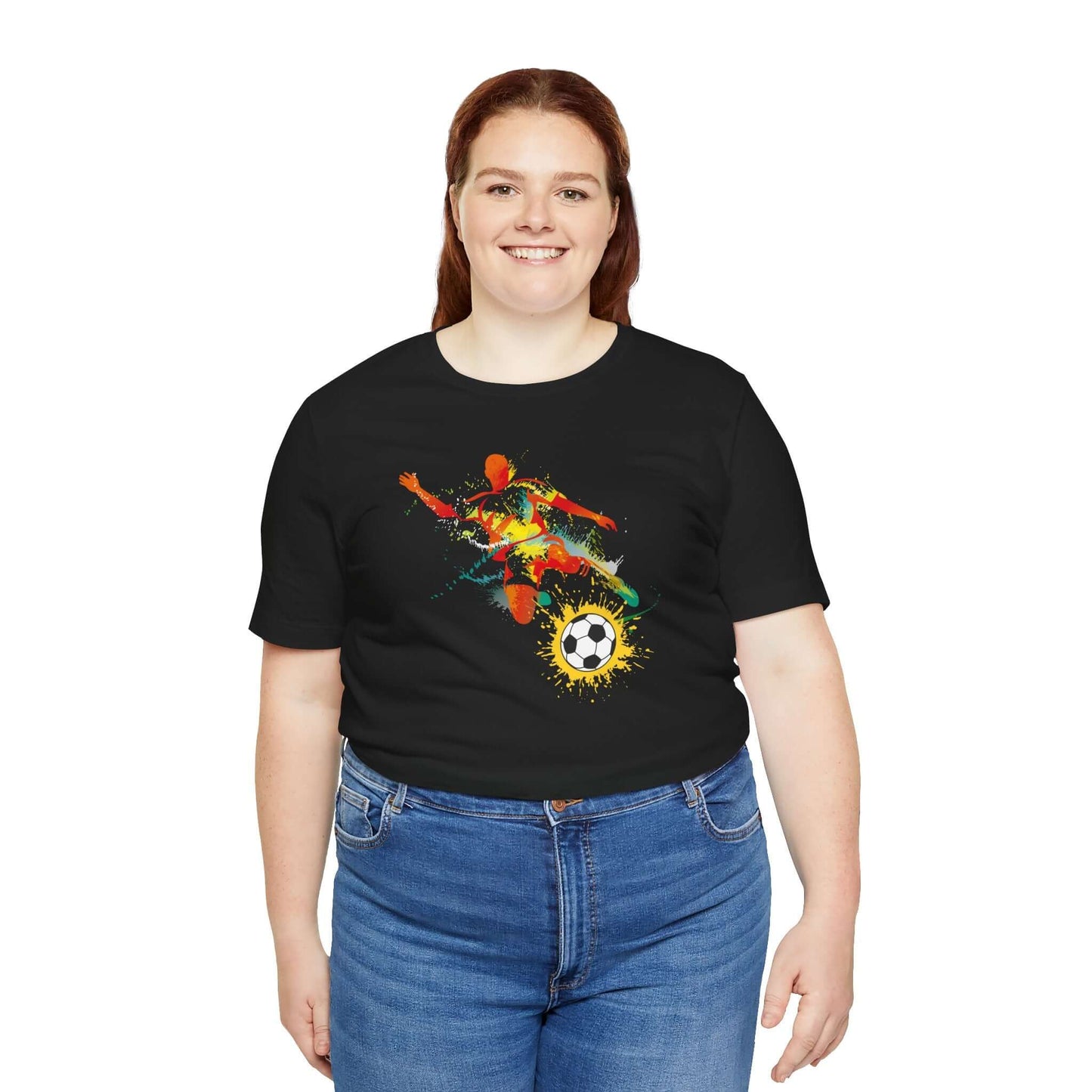 Soccer Champion Unisex Tee - Colorful Sports Graphic T-Shirt