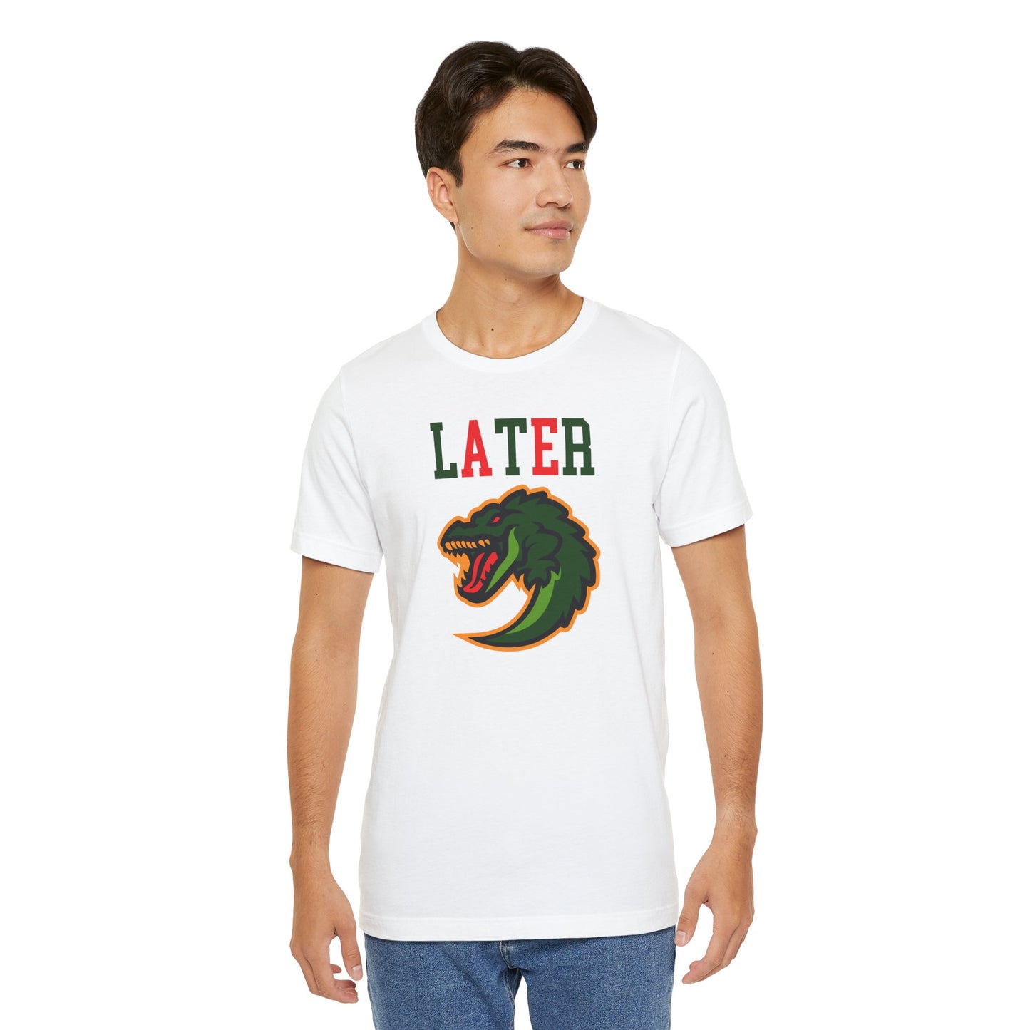 Cool Alligator Graphic Tee - "LATER" Design