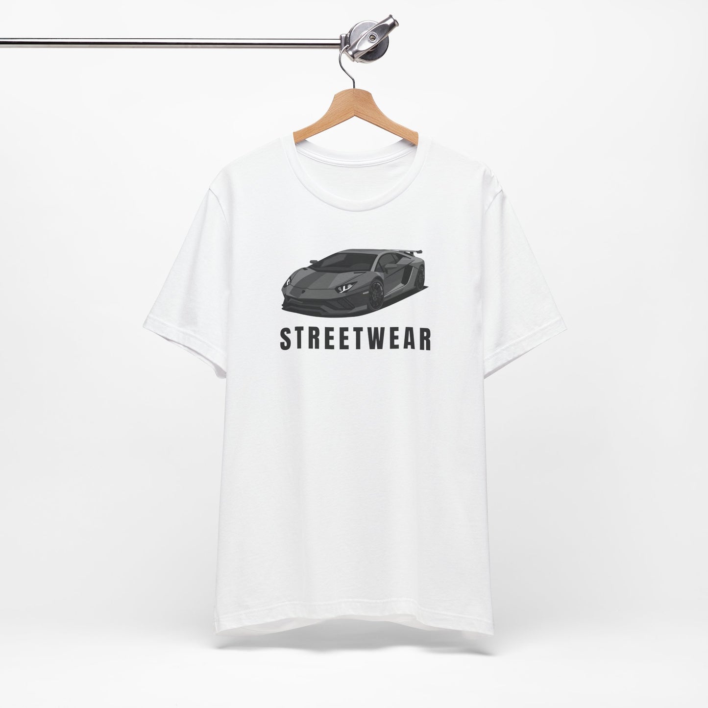 Streetwear Car Graphic Short Sleeve Tee for Automotive Enthusiasts