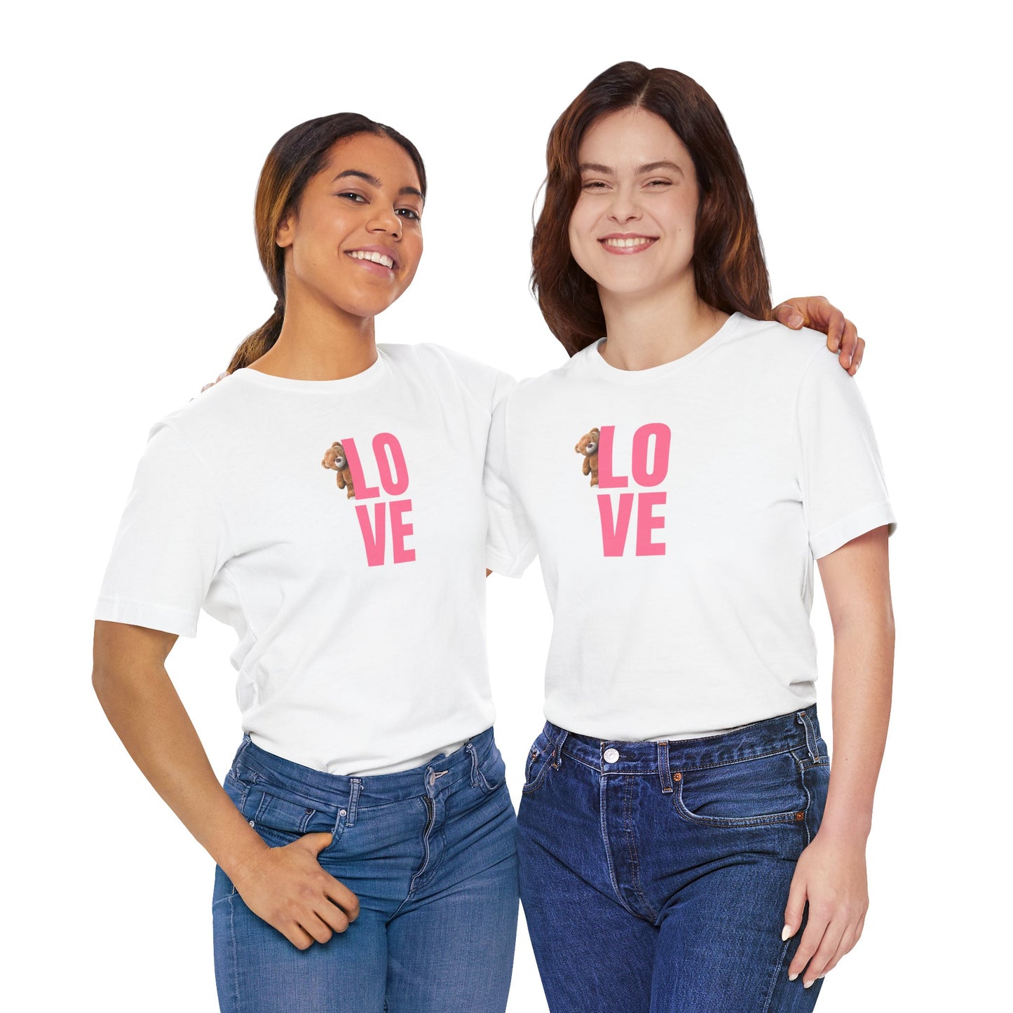 Love Graphic Jersey Tee - Perfect for Valentine's Day & Everyday Wear