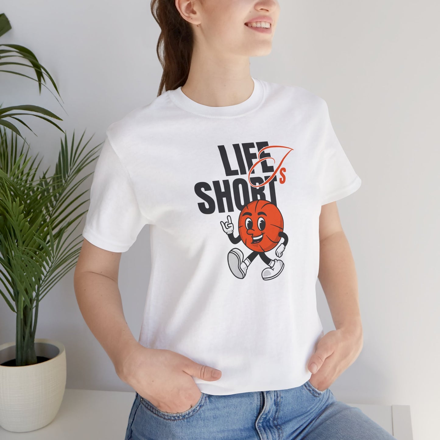 Life is Short Funny Unisex Jersey Tee