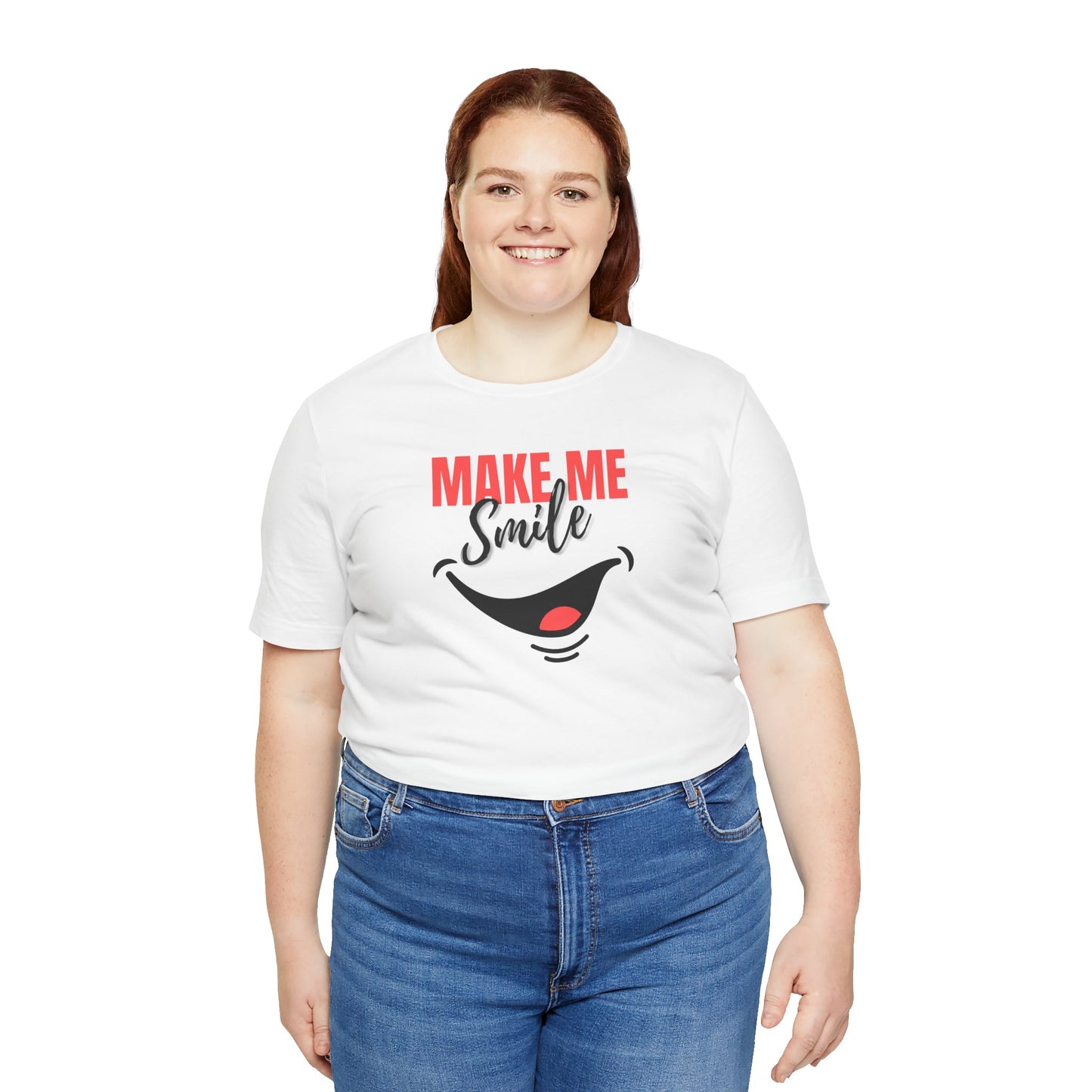 Make Me Smile Unisex Jersey Tee - Playful & Fun Graphic T-Shirt