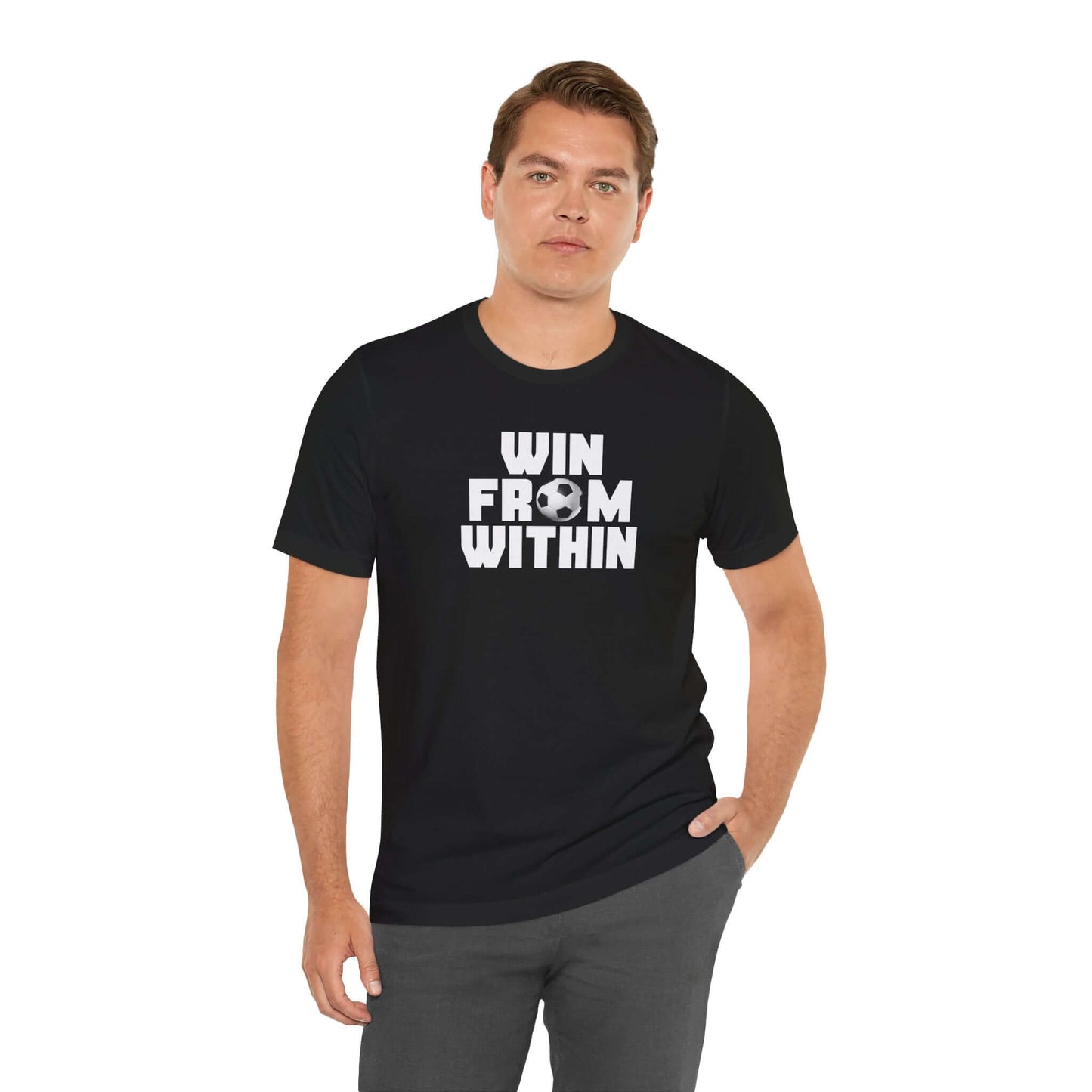 Motivational Soccer Tee - 'Win From Within' Unisex Jersey