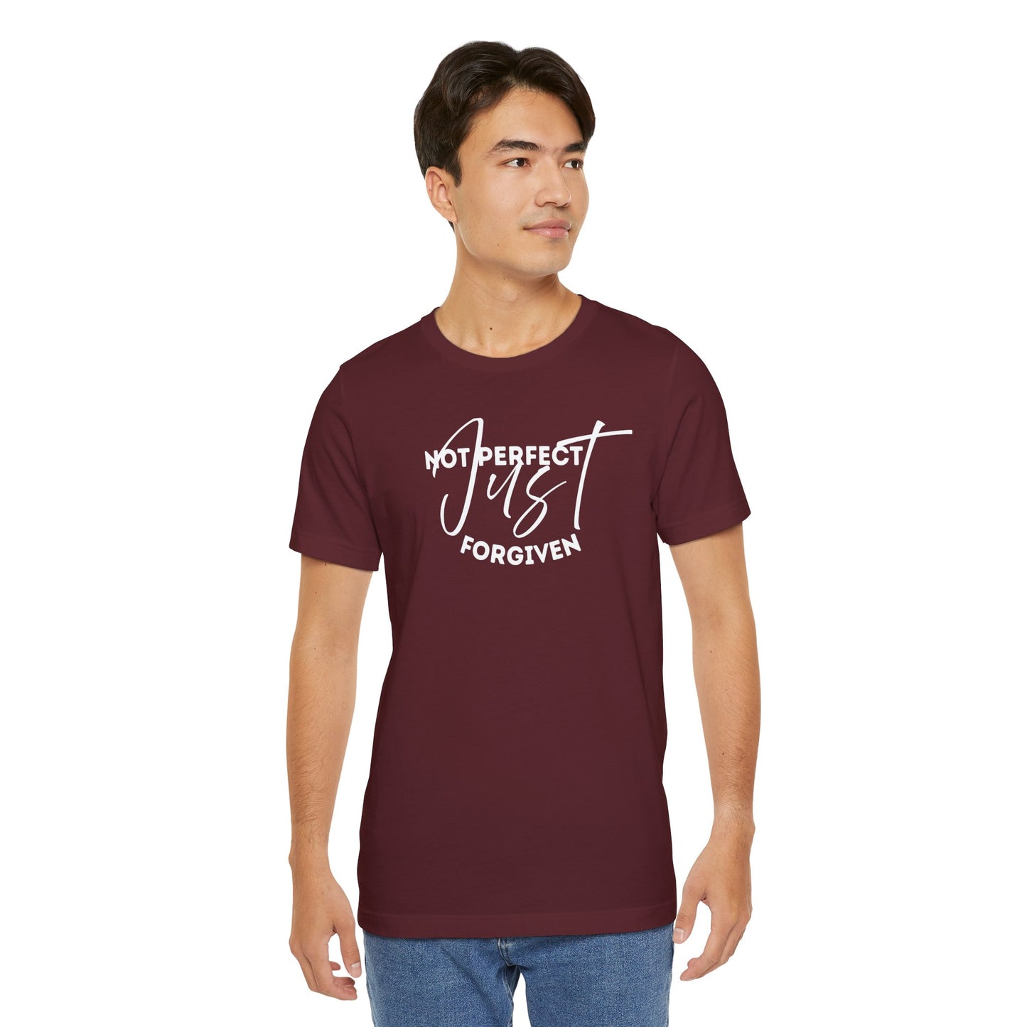 Christian Unisex Tee - 'Not Perfect Just Forgiven'