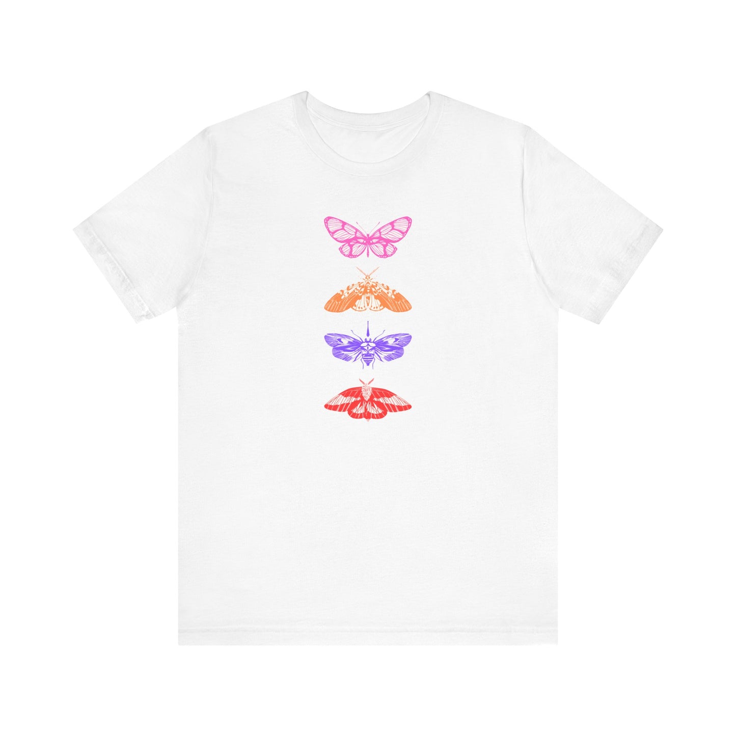 Bohemian Butterfly Graphic Tee - Unisex Jersey Short Sleeve T-Shirt
