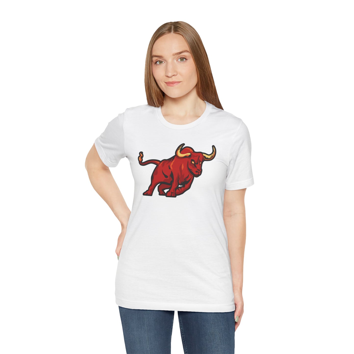 Vibrant Bull Graphic Tee - Unisex Jersey