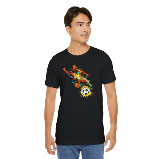 Soccer Champion Unisex Tee - Colorful Sports Graphic T-Shirt